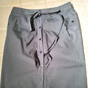 Red Valentino Ruffled Front Skirt